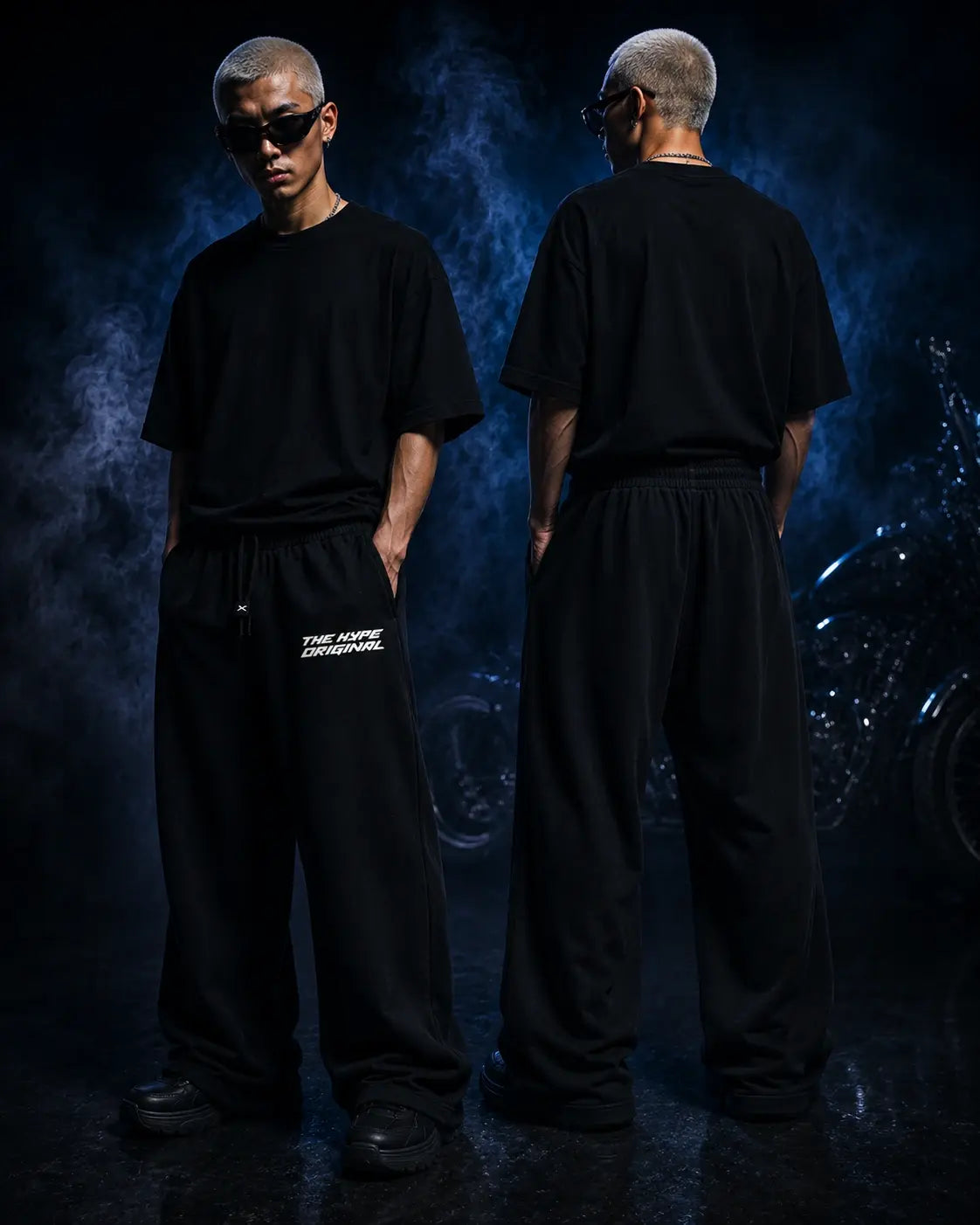 THE HYPE ORIGINAL BLACK BAGGY JOGGER