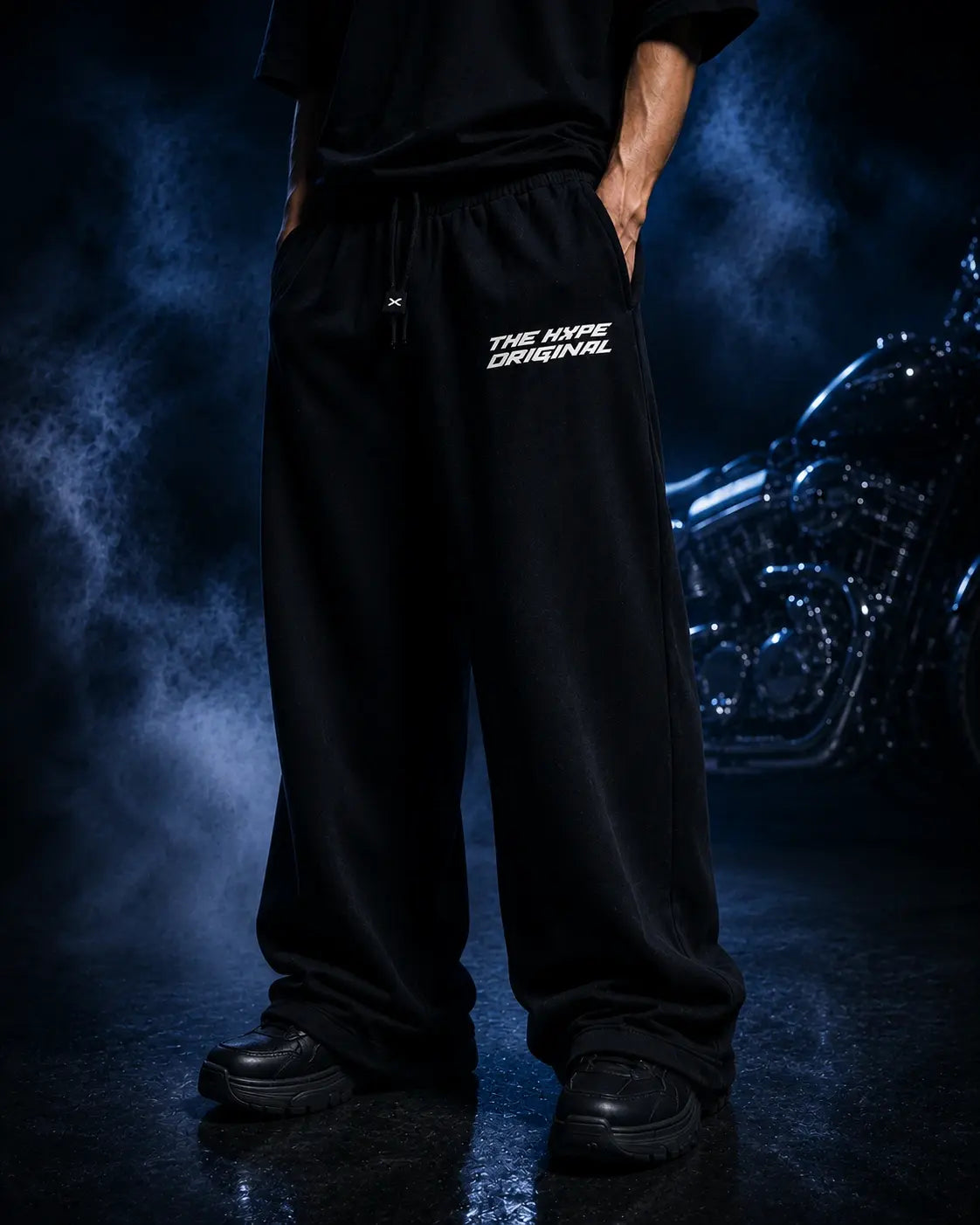 THE HYPE ORIGINAL BLACK BAGGY JOGGER